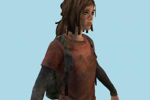 Ellie Wet ellie, tlou, the_last_of_us, girl, female, woman, lady, people, human, character, teen, teenager, young, cute